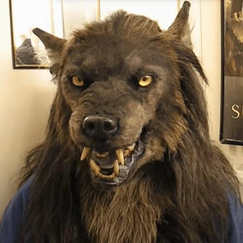 Werewolf Latex Head Cover